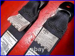 01-03 Toyota Prius Front Rear Seat Belt Seatbelts Buckle Retractor Gray All Oem