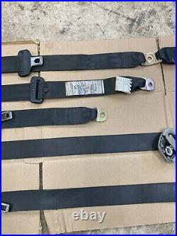 02-05 Lexus IS300 Black Seat Belt Set Complete OEM Driver Pass Left Right Buckle