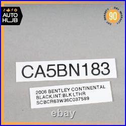 03-06 Bentley Continental GT Coupe Front Left Side Seat Belt Seatbelt Buckle OEM 03-06 Bentley Continental GT Coupe Front Left Side Seat Belt Seatbelt Buckle OEM
