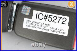 03-06 Mercedes W220 S600 S55 AMG Seat Belt Buckle Seatbelt Front Right Black OEM 03-06 Mercedes W220 S600 S55 AMG Seat Belt Buckle Seatbelt Front Right Black OEM