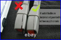 03-10 Chevy Express Gmc Savana Lf Driver Seat Belt Buckle Latch Receiver Tan