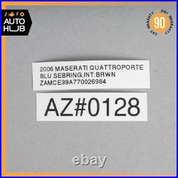 03-13 Maserati Quattroporte M139 Front Left Driver Side Seat Belt Buckle OEM