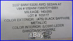04-10 Bmw E60 E61 5 Series Right Front Passenger Seat Belt Buckle Receiver