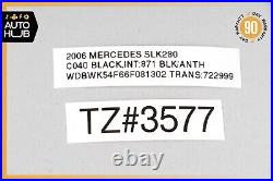 05-11 Mercedes R171 SLK280 SLK350 Left Side Seat Belt Seatbelt Buckle Black OEM