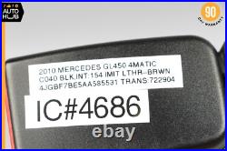 06-13 Mercedes X164 GL450 R350 Front Right Side Seat Belt Buckle Black OEM