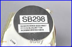 07-09 Mercedes W221 S450 S550 Rear Center Seat Belt Retractor Buckle Tan OEM