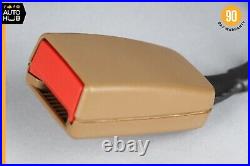 07-09 Mercedes W221 S550 S450 S600 Rear Right Side Seat Belt Buckle Brown OEM