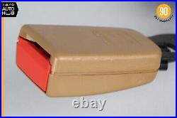 07-09 Mercedes W221 S550 S450 S600 Rear Right Side Seat Belt Buckle Brown OEM