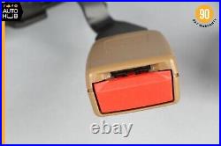 07-09 Mercedes W221 S550 S450 S600 Rear Right Side Seat Belt Buckle Brown OEM