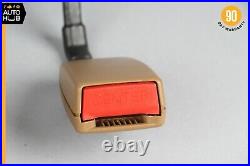 07-09 Mercedes W221 S550 S450 S600 Rear Right Side Seat Belt Buckle Brown OEM