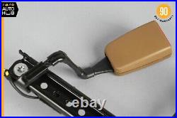 07-09 Mercedes W221 S550 S450 S600 Rear Right Side Seat Belt Buckle Brown OEM
