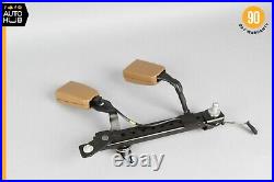 07-09 Mercedes W221 S550 S450 S600 Rear Right Side Seat Belt Buckle Brown OEM
