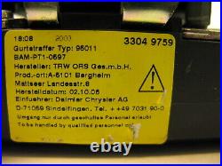 07-09 Mercedes W221 S550 S600 S65 Rear Left Seat Belt Retractor Buckle 110718