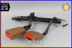 07-13 Mercedes W221 S600 S550 S63 AMG Rear Right Side Seat Belt Buckle Brown OEM