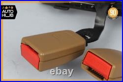 07-13 Mercedes W221 S600 S550 S63 AMG Rear Right Side Seat Belt Buckle Brown OEM