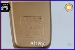 07-13 Mercedes W221 S600 S550 S63 AMG Rear Right Side Seat Belt Buckle Brown OEM