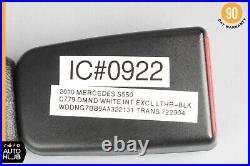 07-14 Mercede W216 S550 CL550 Front Right Passenger Seat Belt Buckle Black OEM