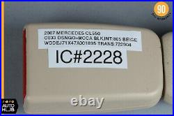 07-14 Mercedes W216 CL550 S550 Front Left Driver Seat Belt Buckle Beige OEM