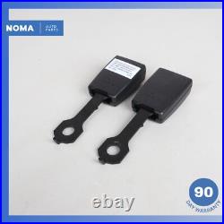 07-15 Jaguar X150 XK XKR Rear Right & Left Side Seat Belt Buckle Set Black OEM 07-15 Jaguar X150 XK XKR Rear Right & Left Side Seat Belt Buckle Set Black OEM