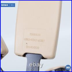 07-15 Jaguar X150 XK XKR Rear Seat Belt Retractor & Seat Buckle Set Beige OEM 07-15 Jaguar X150 XK XKR Rear Seat Belt Retractor & Seat Buckle Set Beige OEM