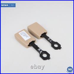07-15 Jaguar XKR XK X150 Rear Right & Left Side Seat Belt Buckle Set SEP OEM 07-15 Jaguar XKR XK X150 Rear Right & Left Side Seat Belt Buckle Set SEP OEM