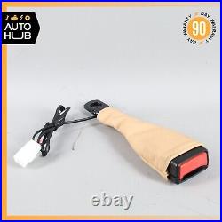 08-19 Maserati GranTurismo Front Left or Right Seat Belt Buckle Beige OEM 08-19 Maserati GranTurismo Front Left or Right Seat Belt Buckle Beige OEM