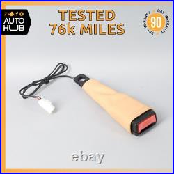 08-19 Maserati GranTurismo Front Left or Right Seat Belt Buckle Beige OEM 76k