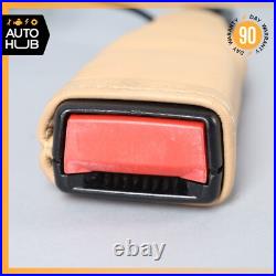 08-19 Maserati GranTurismo Front Left or Right Seat Belt Buckle Beige OEM 76k