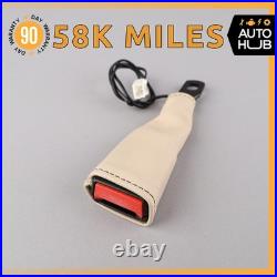 08-19 Maserati GranTurismo M145 Front Left or Right Seat Belt Buckle Beige OEM