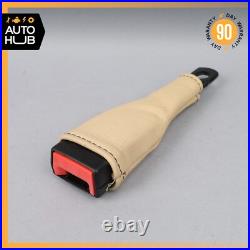 08-19 Maserati GranTurismo M145 Front Left or Right Seat Belt Buckle Beige OEM