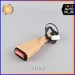 08-19 Maserati GranTurismo M145 Front Left or Right Seat Belt Buckle Beige OEM