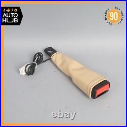 08-19 Maserati GranTurismo M145 Front Left or Right Seat Belt Buckle Beige OEM