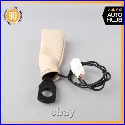 08-19 Maserati GranTurismo M145 Front Left or Right Seat Belt Buckle Beige OEM