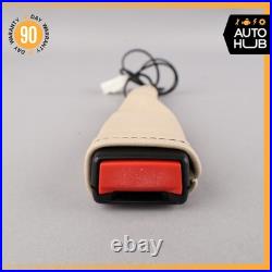08-19 Maserati GranTurismo M145 Front Left or Right Seat Belt Buckle Beige OEM