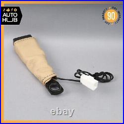 08-19 Maserati GranTurismo M145 Front Left or Right Seat Belt Buckle Beige OEM