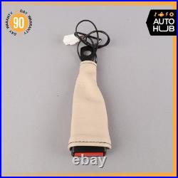 08-19 Maserati GranTurismo M145 Front Left or Right Seat Belt Buckle Beige OEM