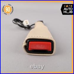 08-19 Maserati GranTurismo M145 Front Left or Right Seat Belt Buckle Beige OEM