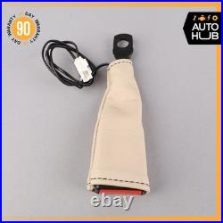 08-19 Maserati GranTurismo M145 Front Left or Right Seat Belt Buckle Beige OEM