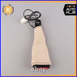 08-19 Maserati GranTurismo M145 Front Left or Right Seat Belt Buckle Beige OEM