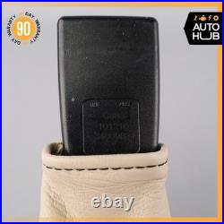 08-19 Maserati GranTurismo M145 Front Left or Right Seat Belt Buckle Beige OEM