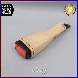 08-19 Maserati GranTurismo M145 Front Left or Right Seat Belt Buckle Beige OEM