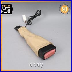 08-19 Maserati GranTurismo M145 Front Left or Right Seat Belt Buckle Beige OEM