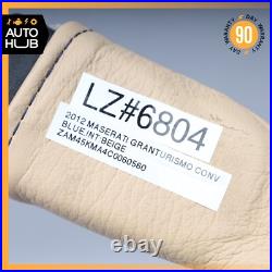 08-19 Maserati GranTurismo M145 Front Left or Right Seat Belt Buckle Beige OEM