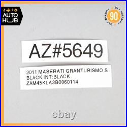 08-19 Maserati GranTurismo M145 Front Left or Right Seat Belt Buckle OEM 61k