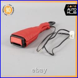 08-19 Maserati GranTurismo M145 Front Left or Right Seat Belt Buckle Red OEM