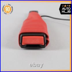 08-19 Maserati GranTurismo M145 Front Left or Right Seat Belt Buckle Red OEM