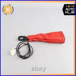08-19 Maserati GranTurismo M145 Front Left or Right Seat Belt Buckle Red OEM