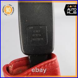 08-19 Maserati GranTurismo M145 Front Left or Right Seat Belt Buckle Red OEM