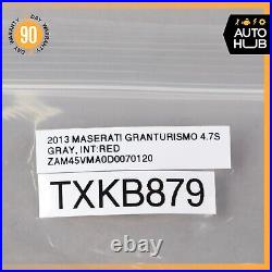 08-19 Maserati GranTurismo S M145 Front Left or Right Seat Belt Buckle Red OEM