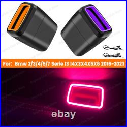 11 Colors Seat Belt Buckle Ambient Light For BMW 2 3 4 5 7 8 Series G20 G30 G05